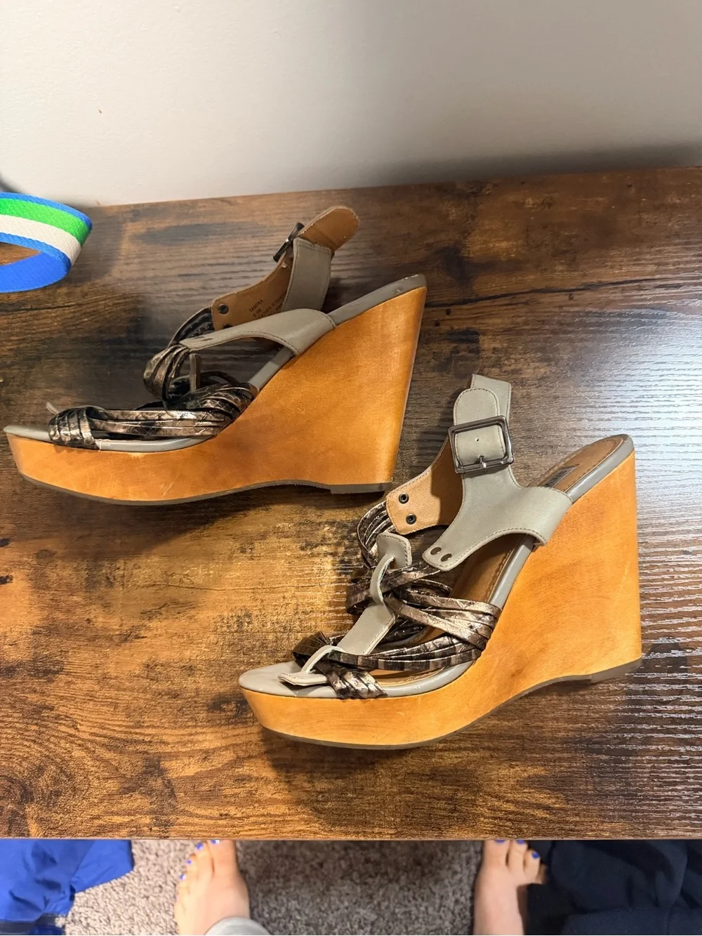 Steve Madden Tampaa Platform Wedge Heels Women’s 8.5